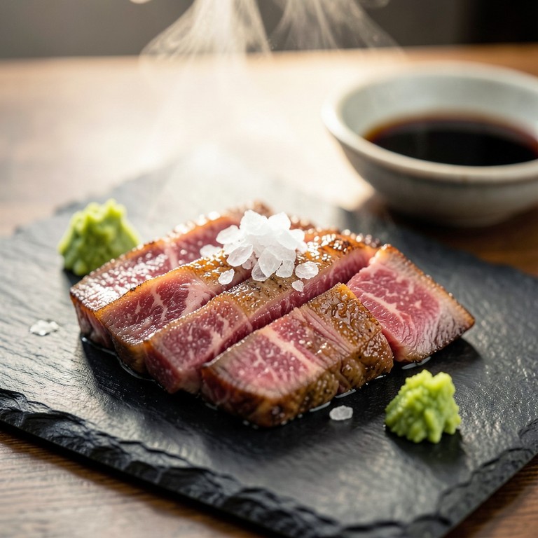 Wagyu A5 alla Piastra con Sale Marino