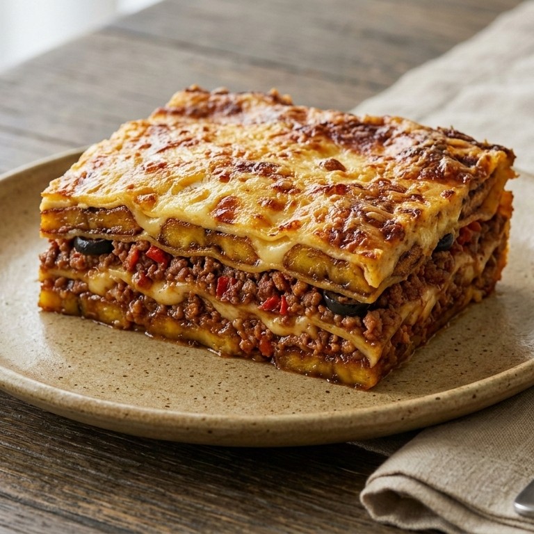Lasaña de Maduro
