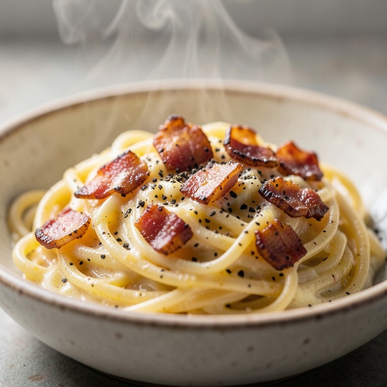 Carbonara Classica con Guanciale Amatriciano DOP e Pecorino Romano DOP