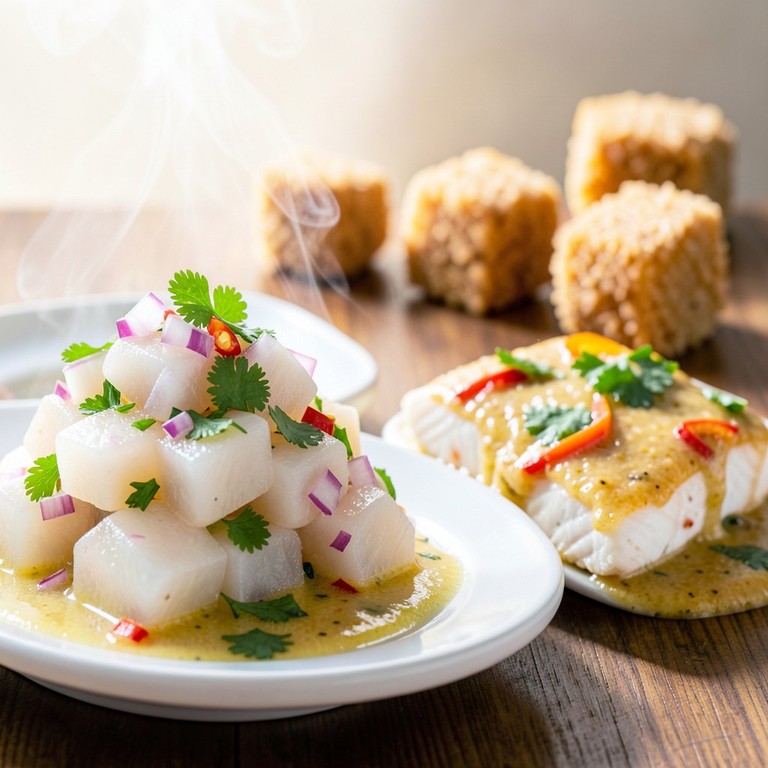 Trilogía Abusiva Costeña: Ceviche, Pescado Encocado y Alegrías