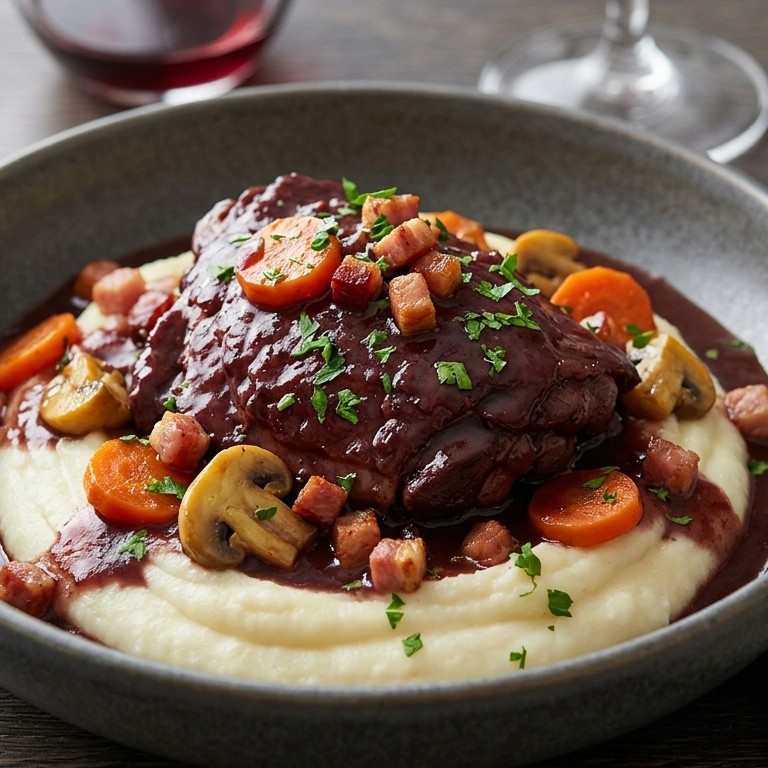 Pollo al Vino Tinto - Coq au Vin