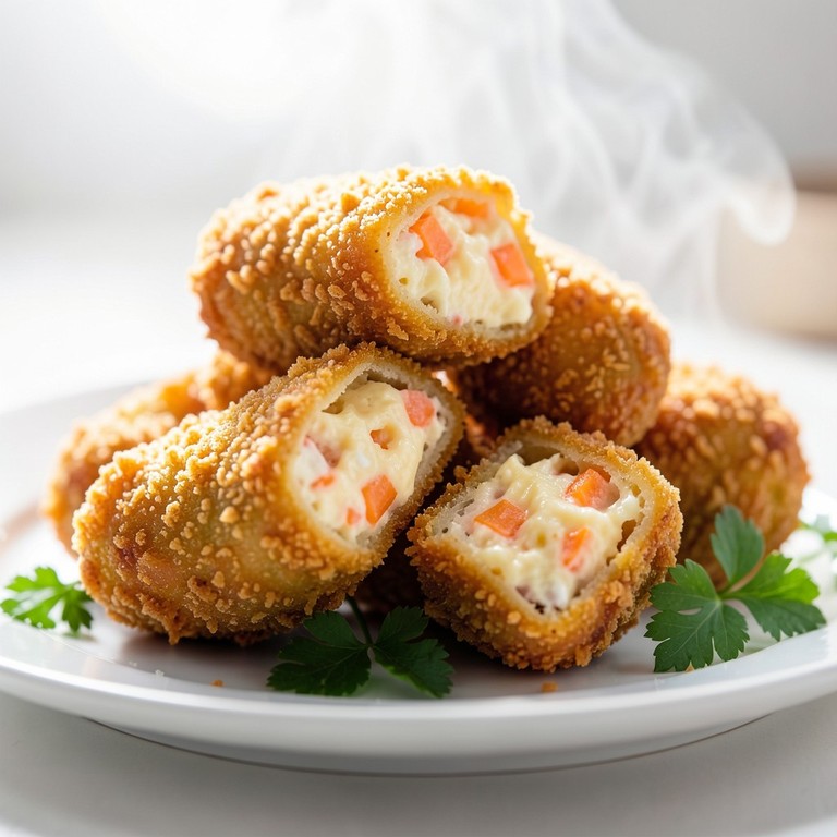 Croquetas Cremosas de Zanahoria y Huevo