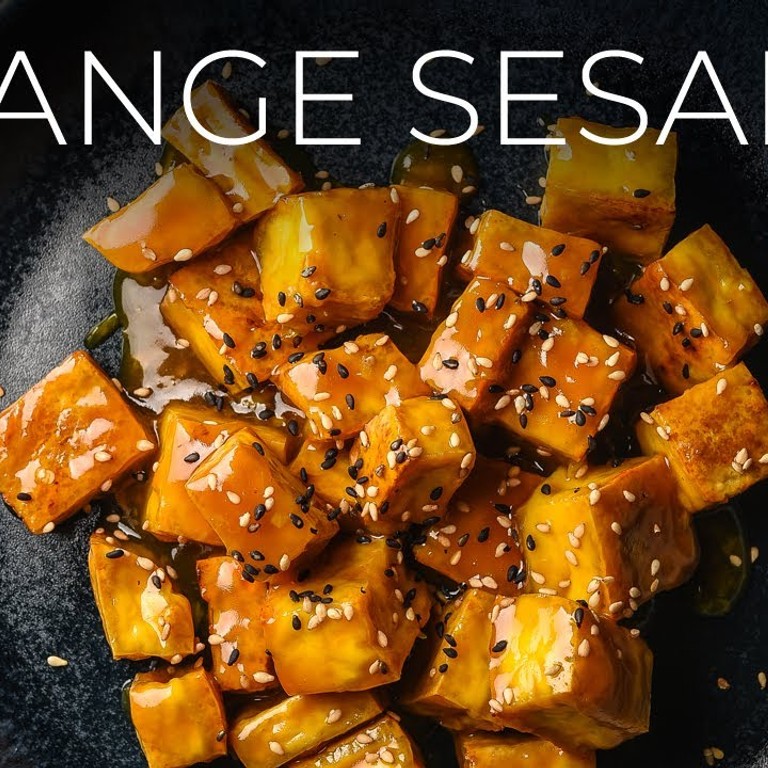 Knuspriges Orangen-Sesam-Tofu Rezept