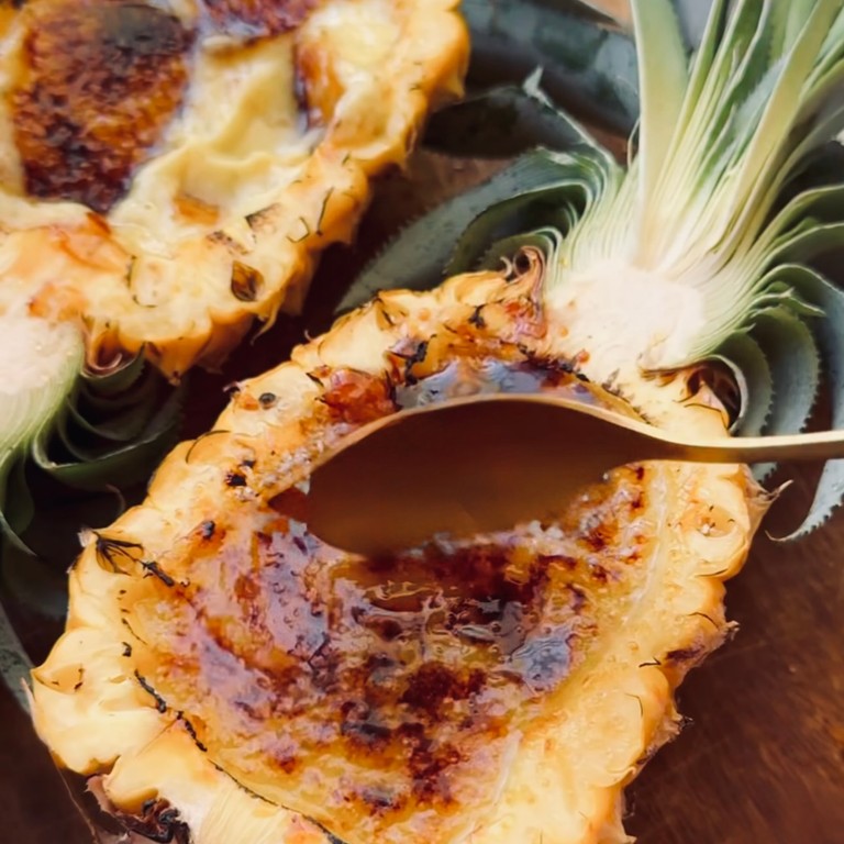 Pineapple Crème Brûlée