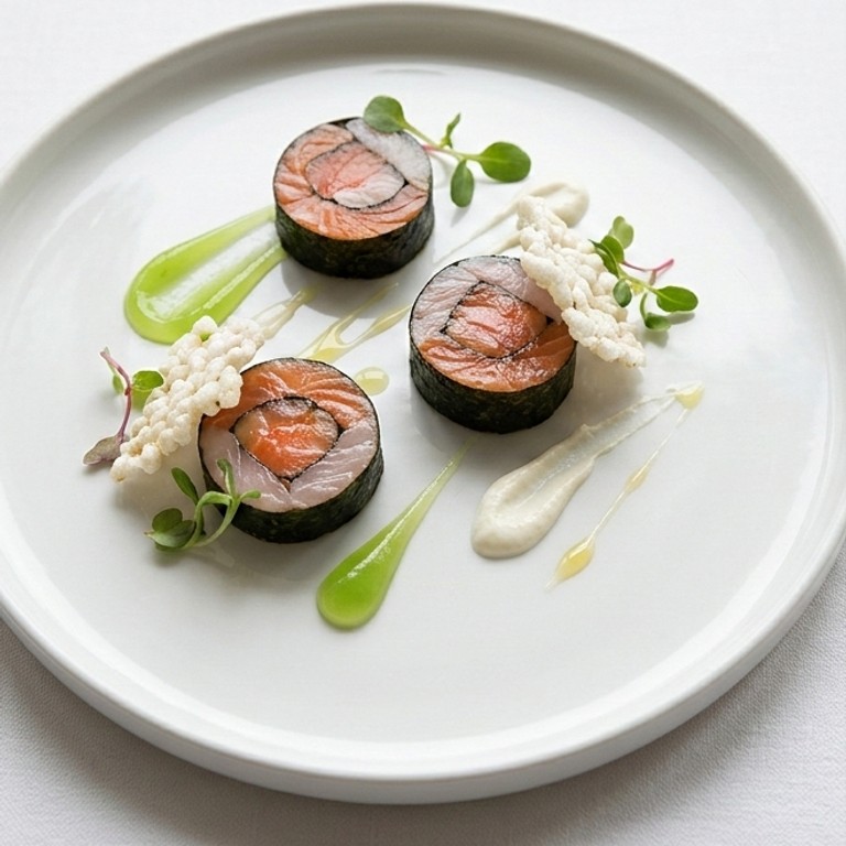 Mosaïque de Truite et Omble, Gel Pomme Verte & Raifort