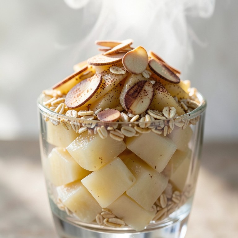 Crumble Express Poire-Amande sans Cuisson