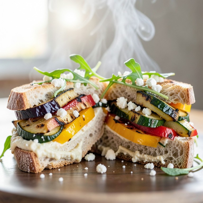 Sandwich Végétarien Méditerranéen