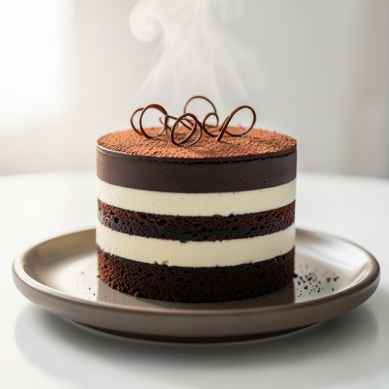 Bavarois Rubané Classique aux Trois Chocolats