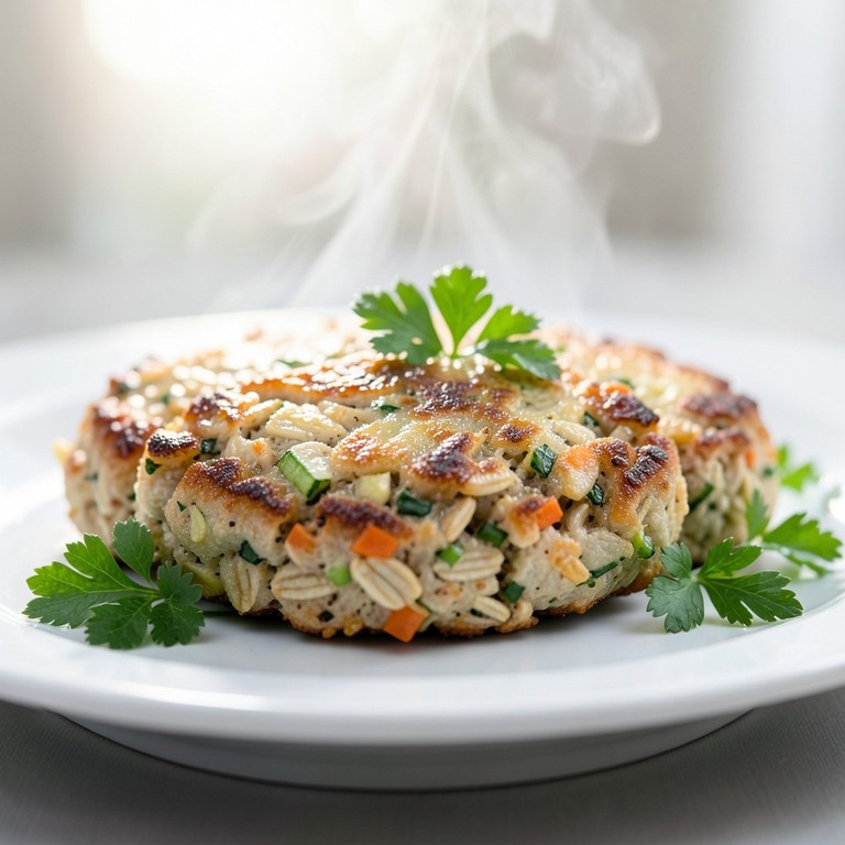 Haferflocken-Gemüse-Laibchen