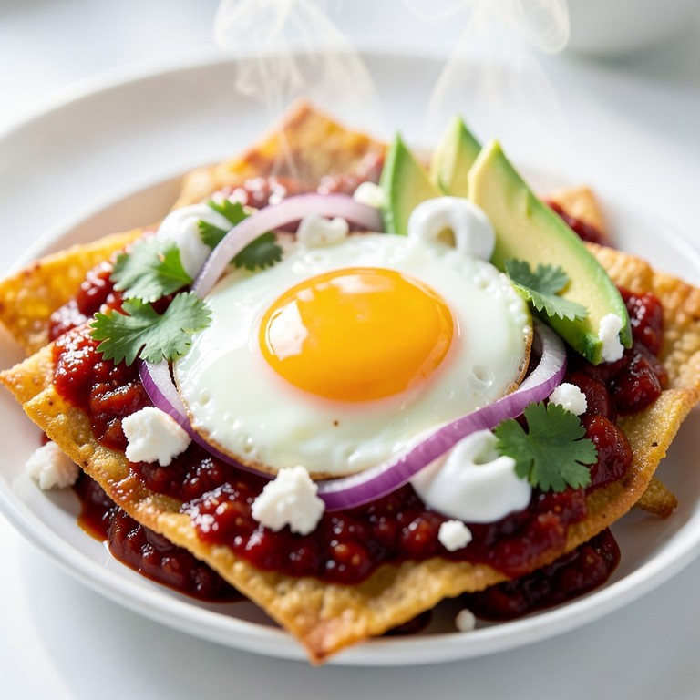 Chilaquiles Rojas Classiques (Mesures Précises)