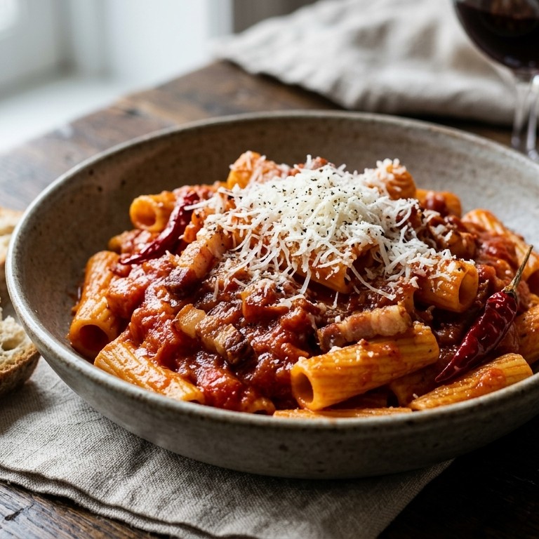 Pasta Rigatoni all'Amatriciana