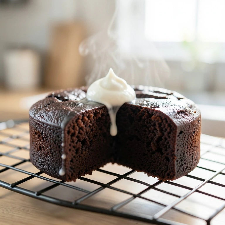 Cake au Chocolat Fondant et sa Crème Fraîche
