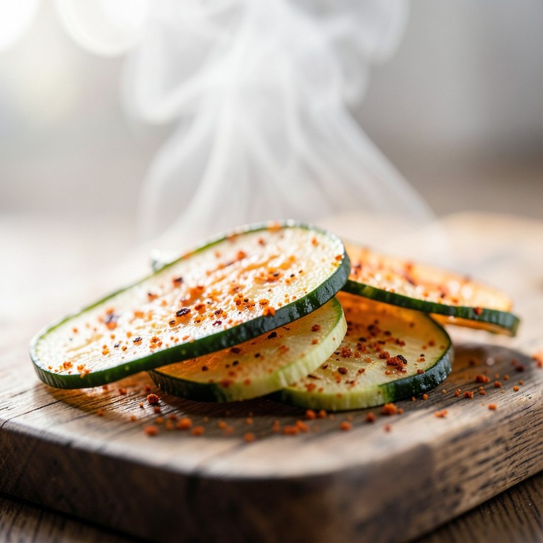 Chips Crujientes de Calabacín y Zanahoria Especiados en Freidora de Aire