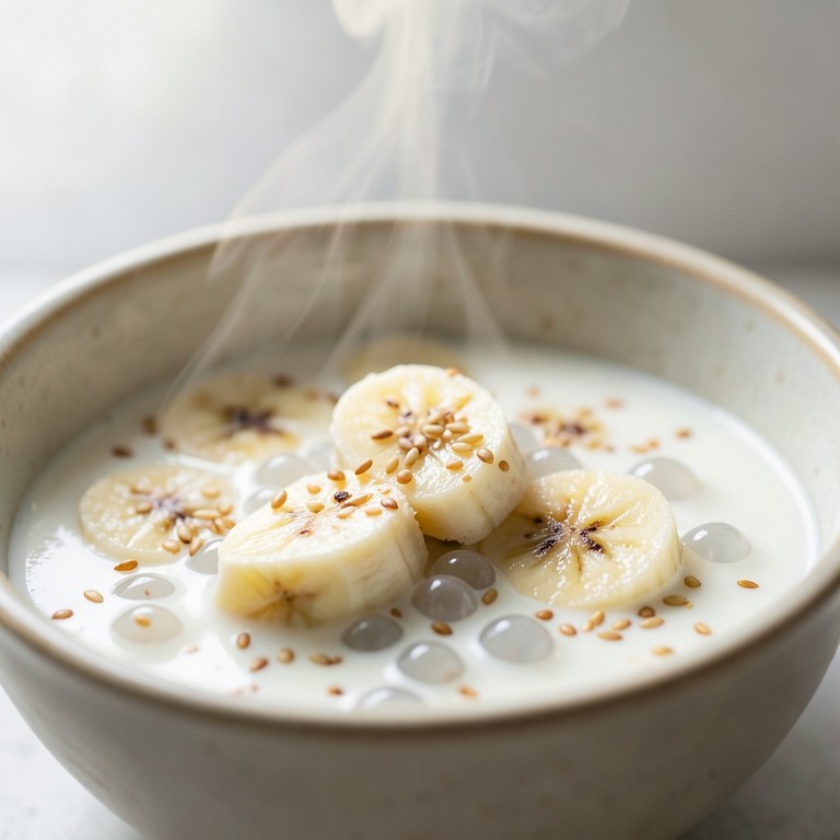 Chè Chuối (Dessert de Bananes au Lait de Coco)