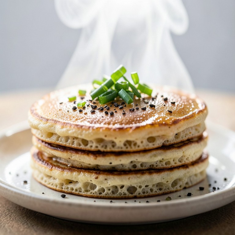 Pancakes Salés Protéinés au Fromage Blanc