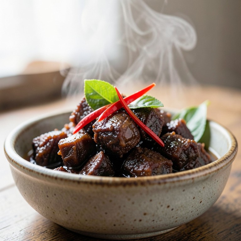 Kruidige Rundvlees Rendang uit de Slowcooker