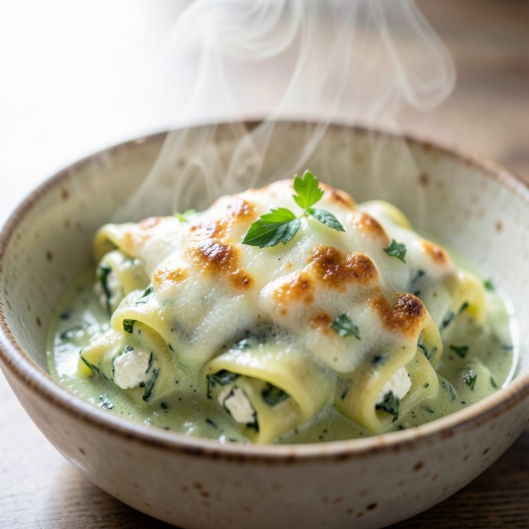 Tortellini met Spinazie-Ricotta Roomsaus en Mozzarella