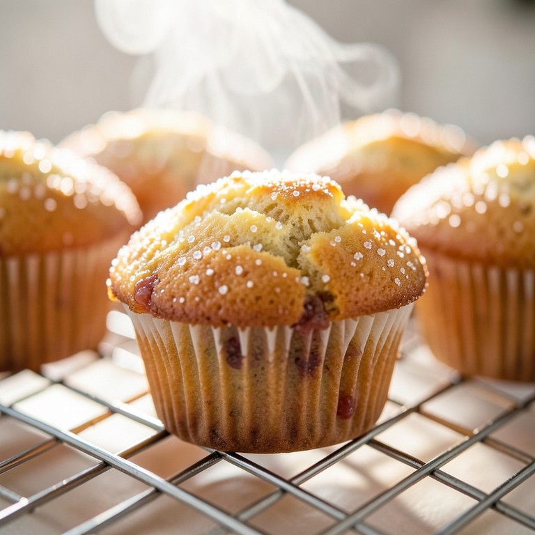 Muffins à la Compote et Éclats de Sucre