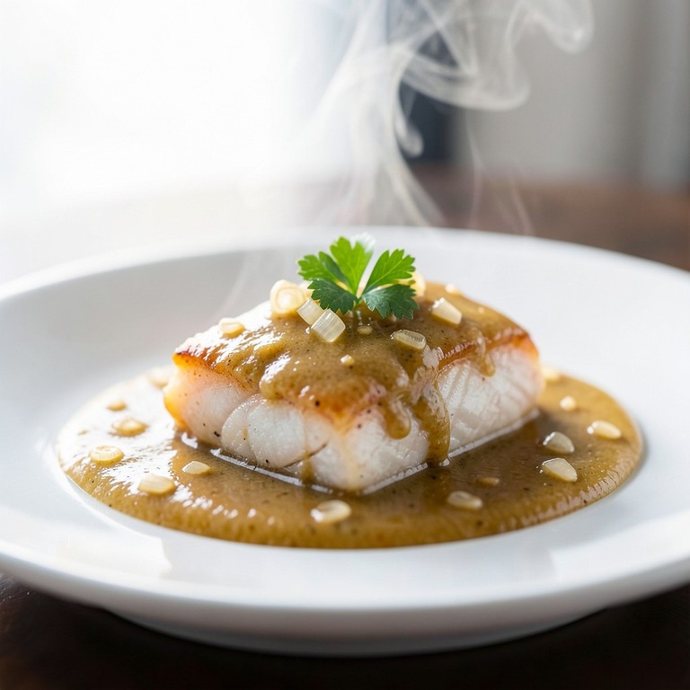 Sauce Beurre Noisette au Citron et Échalotes Confites