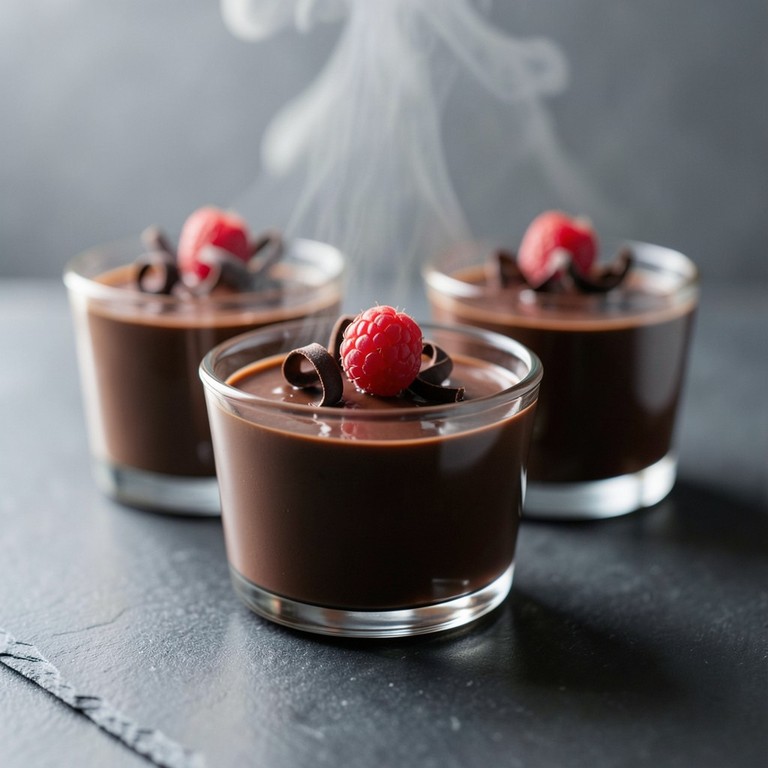 Panna Cotta au Chocolat Noir Classique