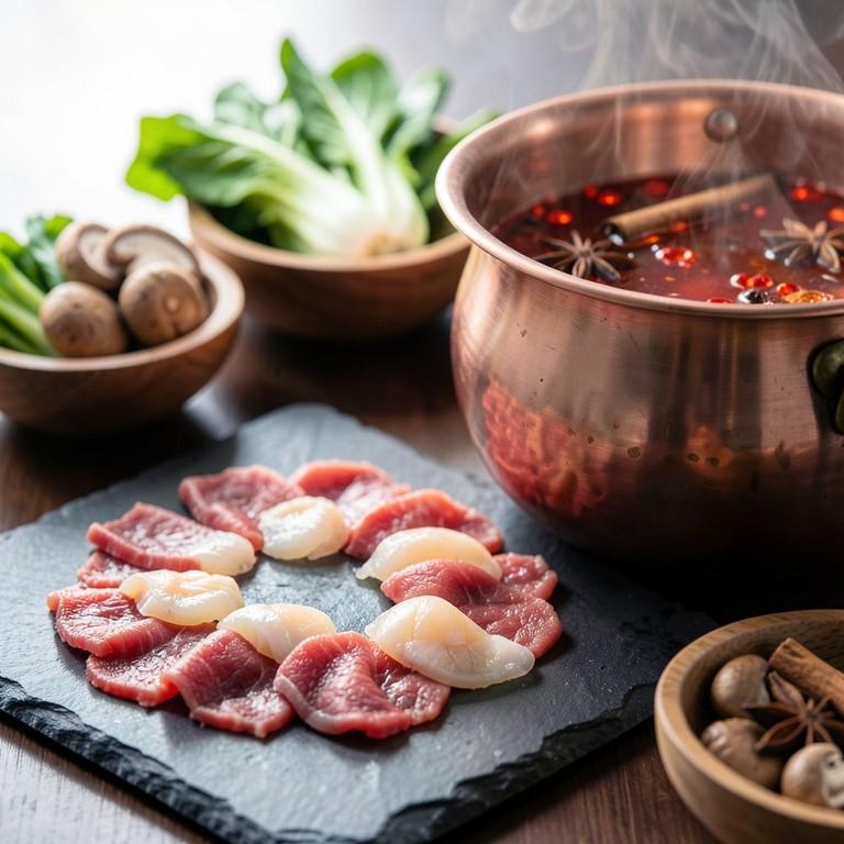 Fondue Chinoise Terre et Mer Épicée