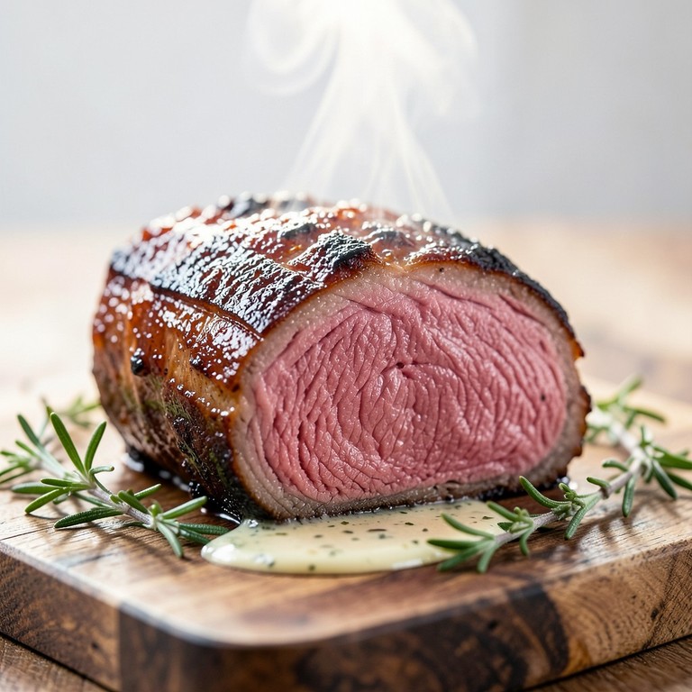 Filet de Bœuf Rôti Classique aux Herbes