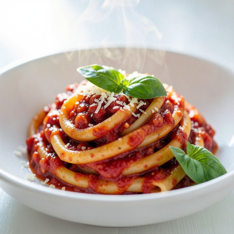 Klassische Tomaten-Basilikum-Spirelli