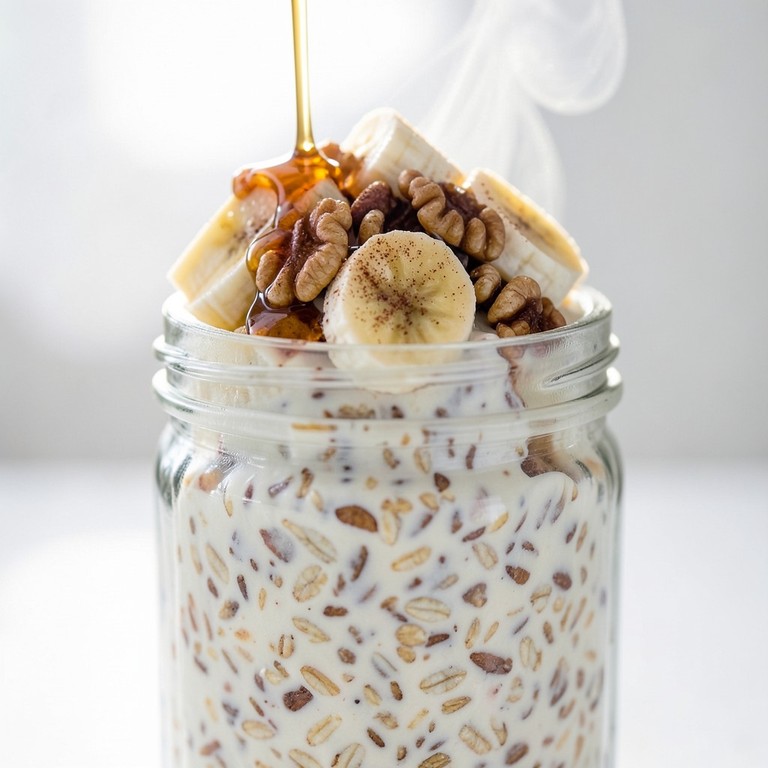 Bananen-Walnuss Overnight Oats