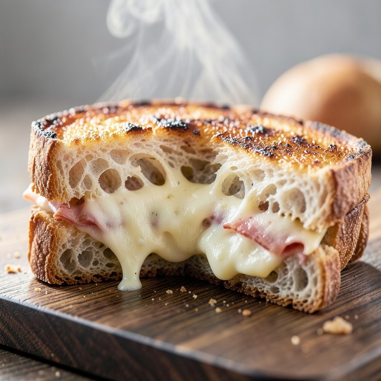 Gourmet Käsesandwich mit Sauerteig