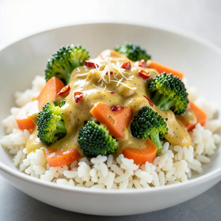 Sauté de légumes au lait de coco et gingembre
