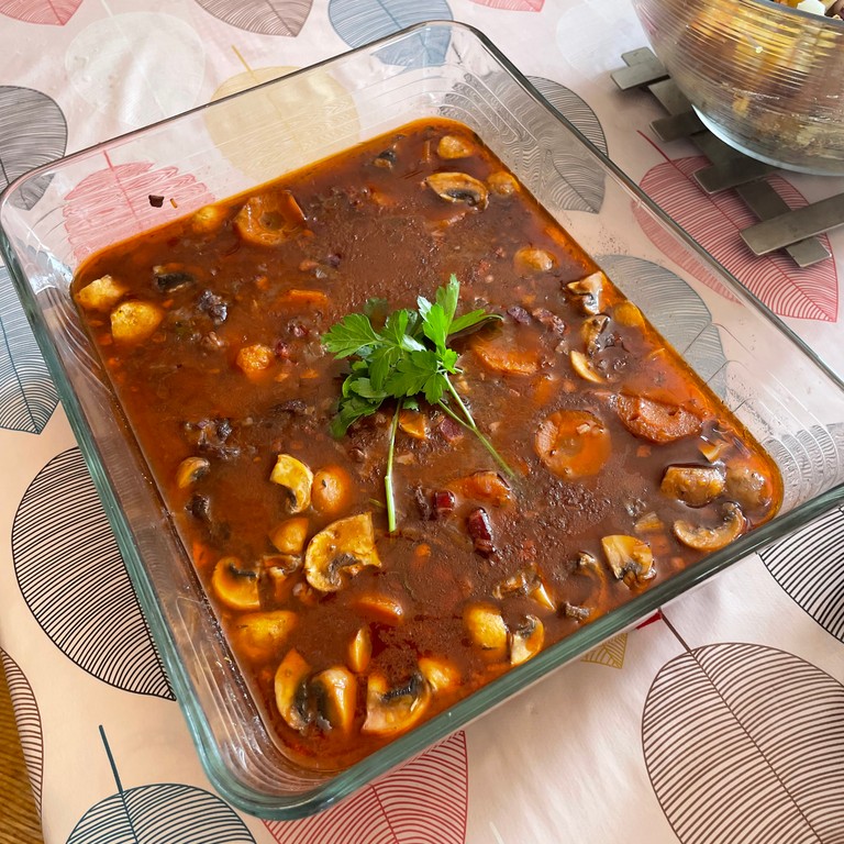 Bœuf Bourguignon en Cocotte-Minute