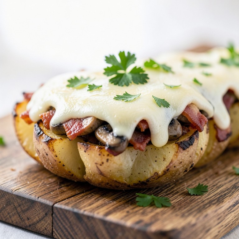 Pommes de terre façon Hasselback gratinées