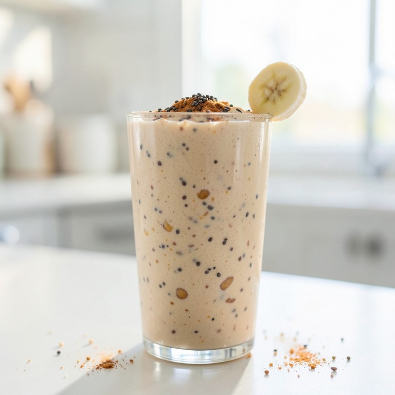 Batido Energético de Yogur, Plátano y Crema de Cacahuete