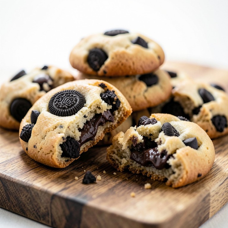 Galletas Estilo New York con Trozos de Oreo