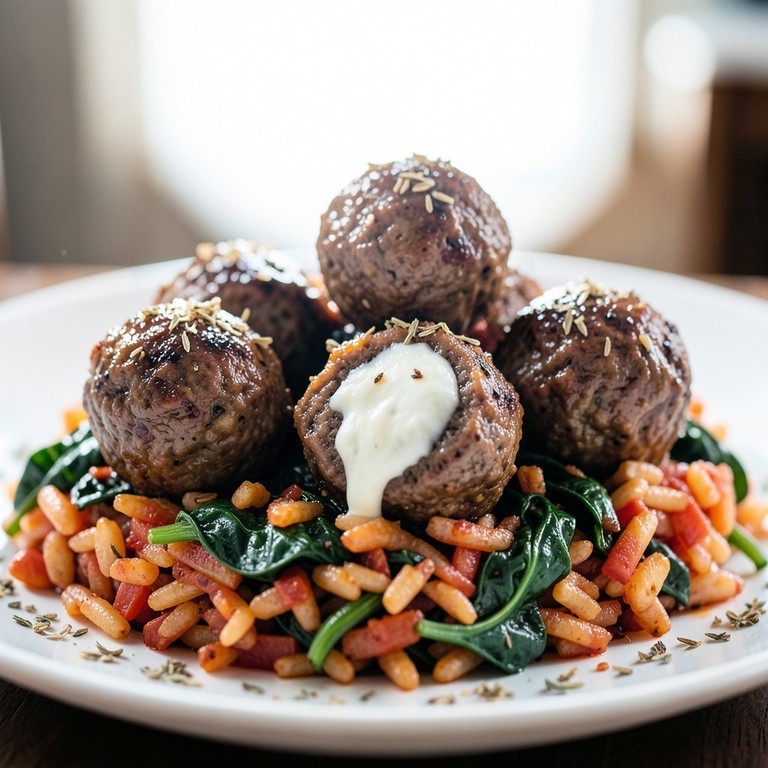 Boulettes de bœuf fondantes au cœur de ricotta