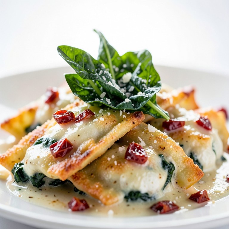 Raviolis Façon 'Street-Pasta' à la Poêle