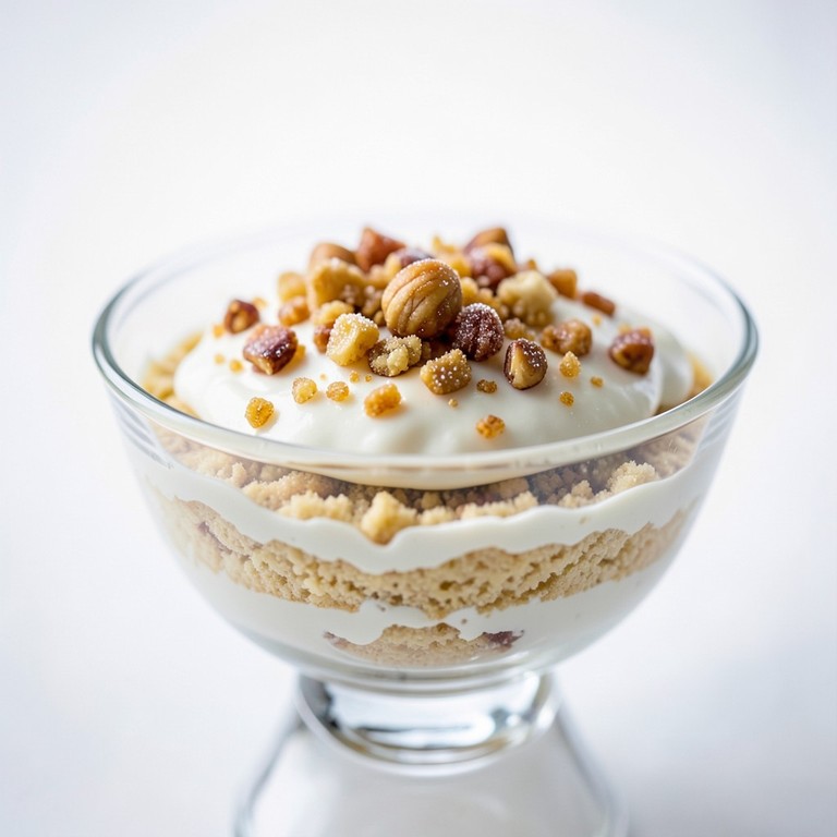 Crumble déstructuré noisette et chocolat blanc