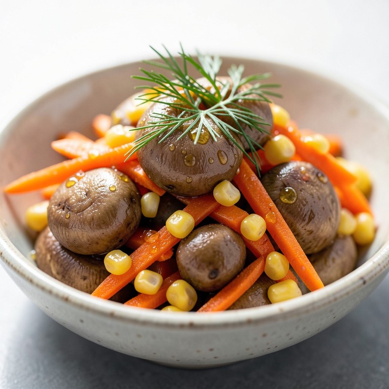 Вегетарианский салат «Пикантный микс»