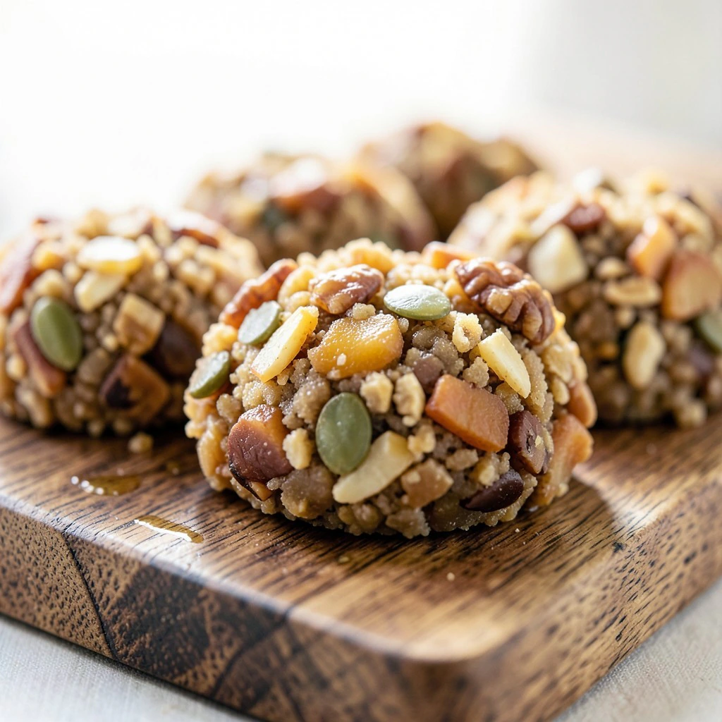 Energie-Power-Bites mit Aprikosen und Nüssen