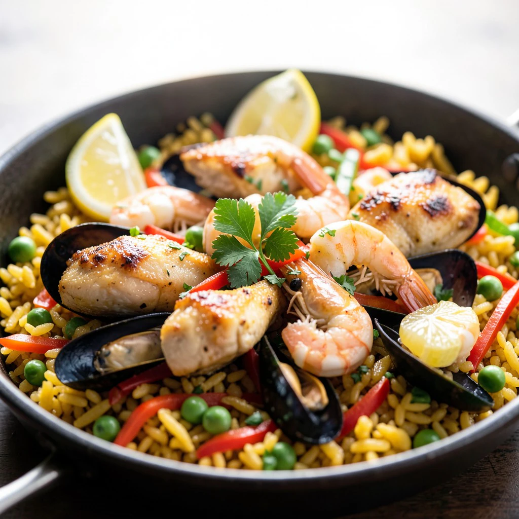 Paella Royale au Cookeo : Terre et Mer