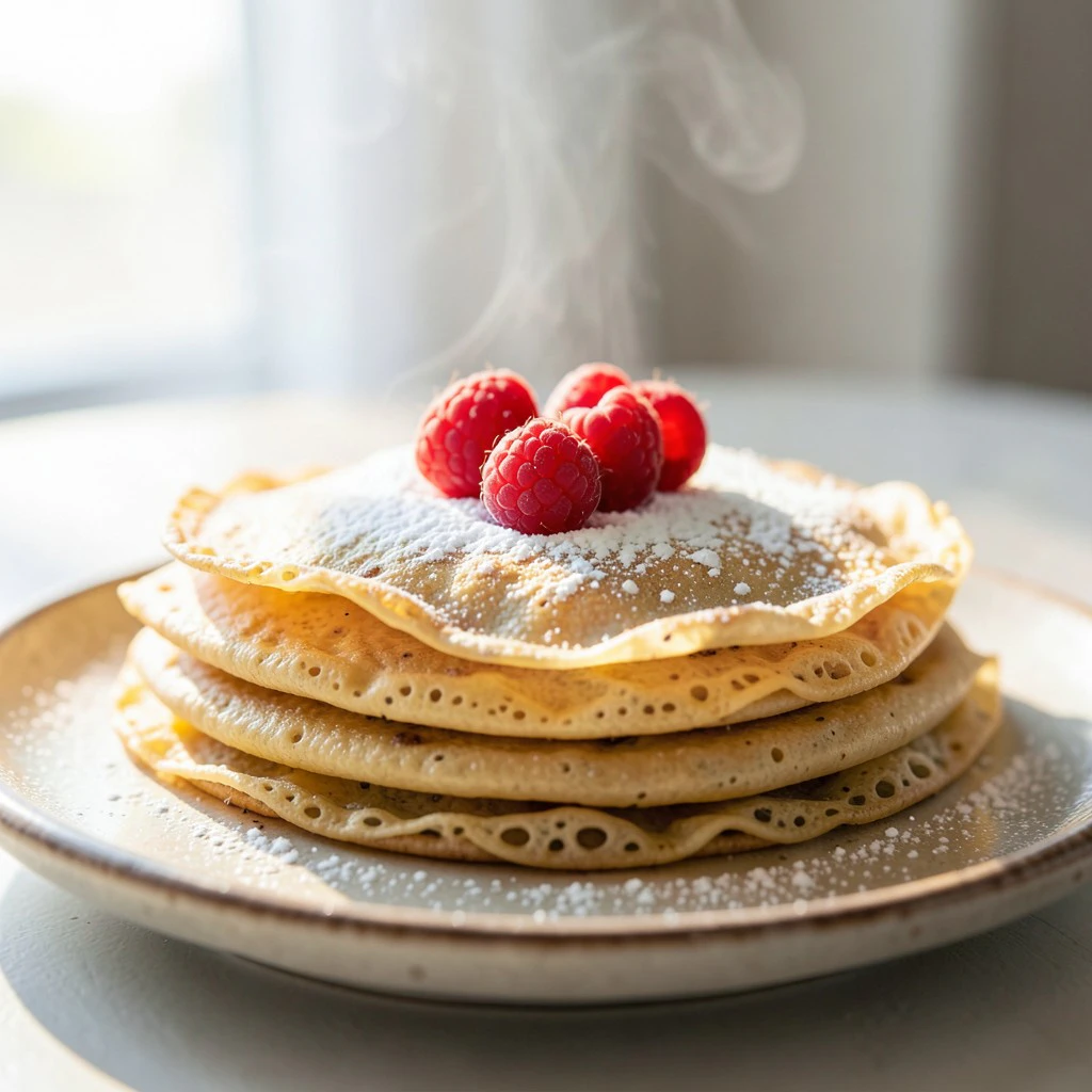 Klassische glutenfreie Pfannkuchen