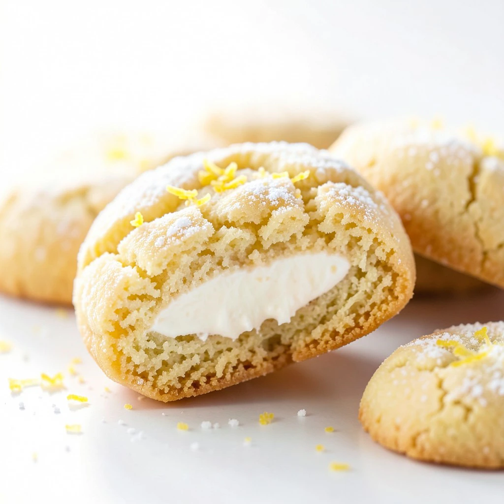 Zitronen-Cheesecake-Cookies