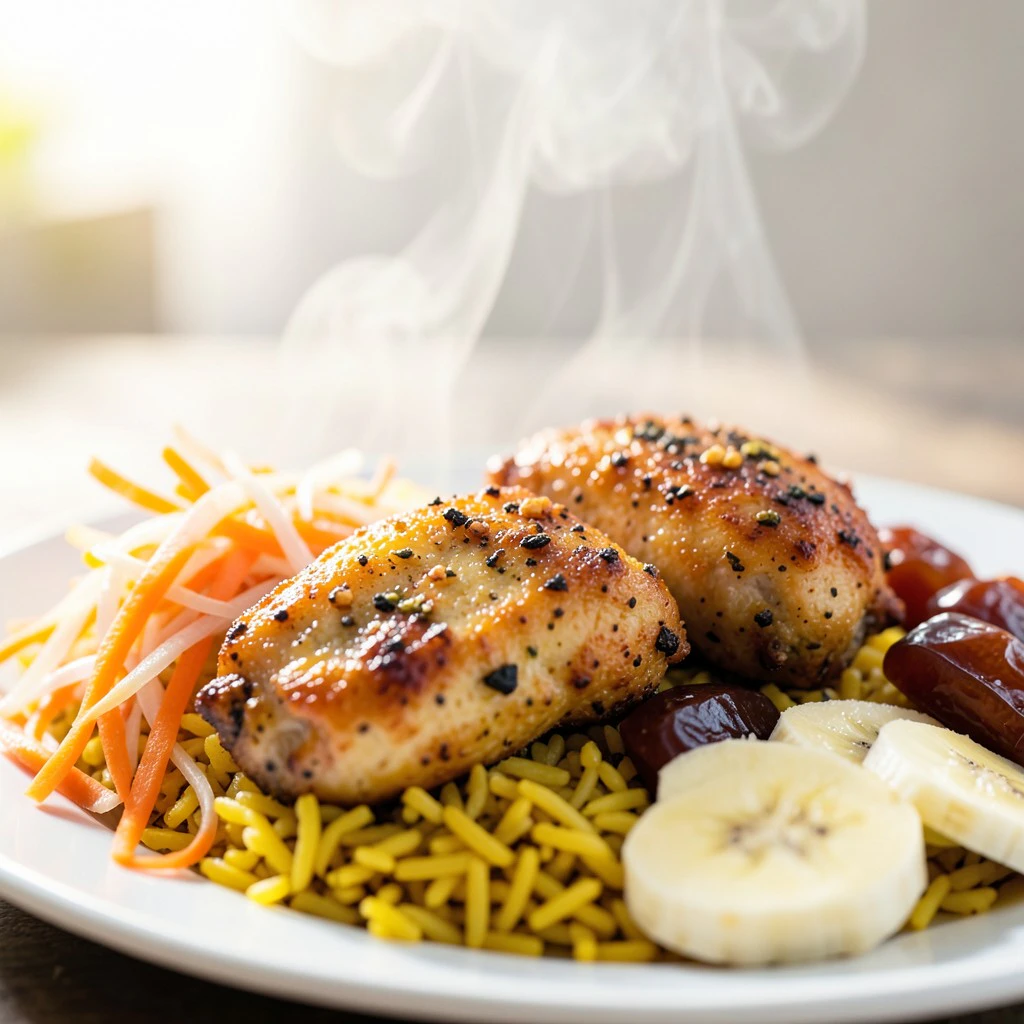 Somali-Spiced Chicken and Rice Lunchbox