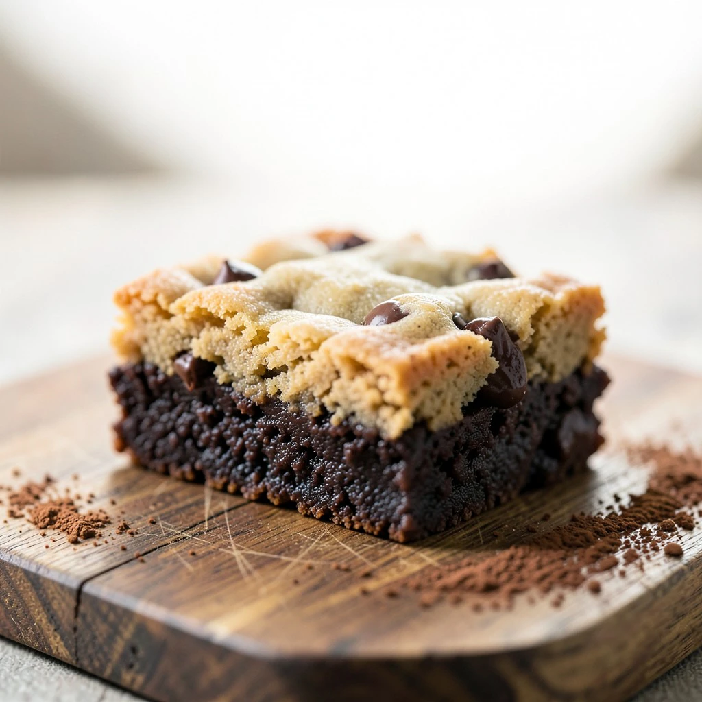 Klassische Schoko-Brookies aus der Heißluftfritteuse