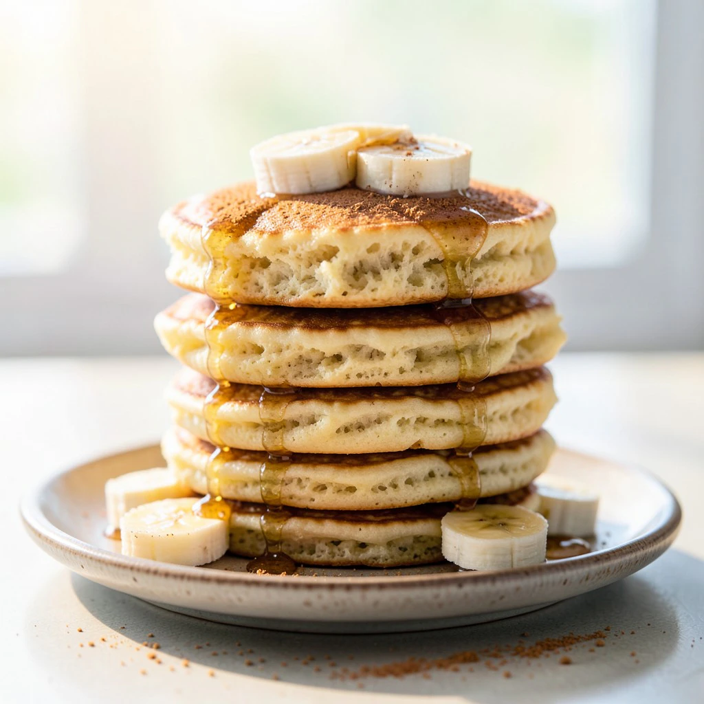 Pancakes moelleux à la banane