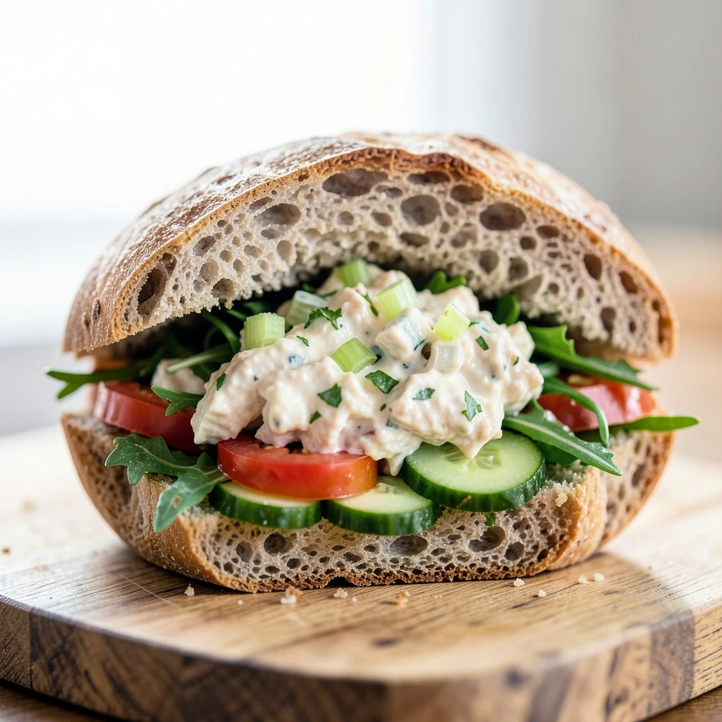 Quick Whole-Grain Chicken Salad Roll