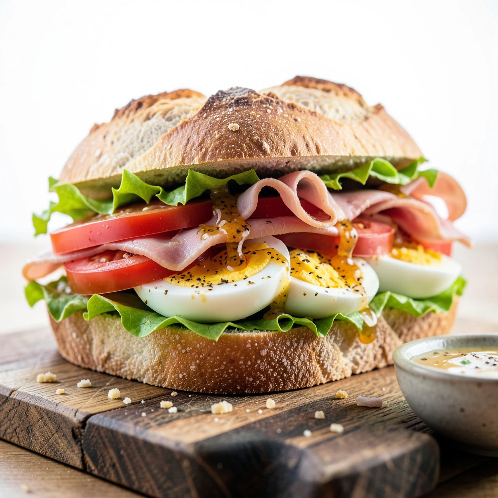 Gourmet Broodje Gezond with Zesty Honey Mustard