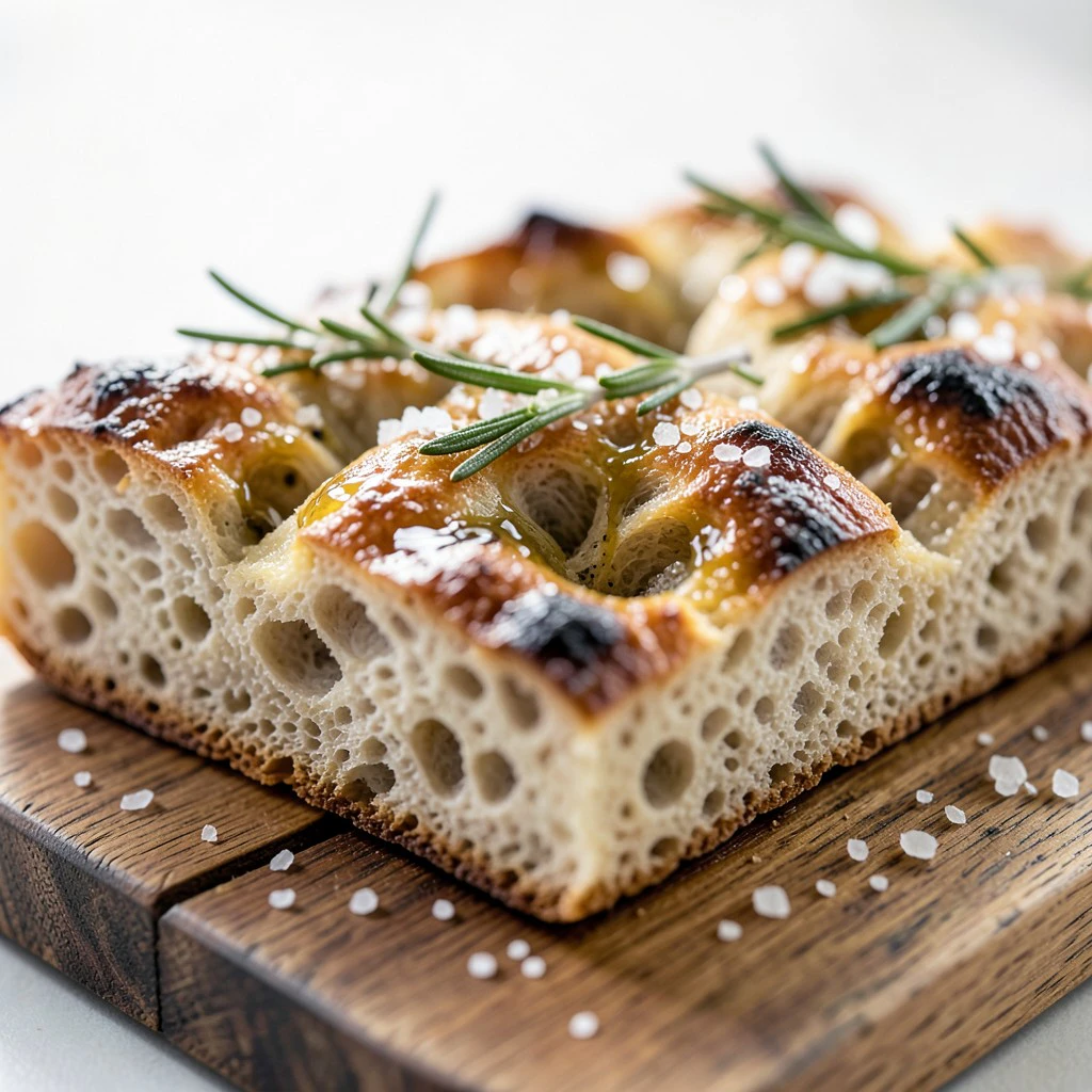 Classic Rosemary Sea Salt Focaccia