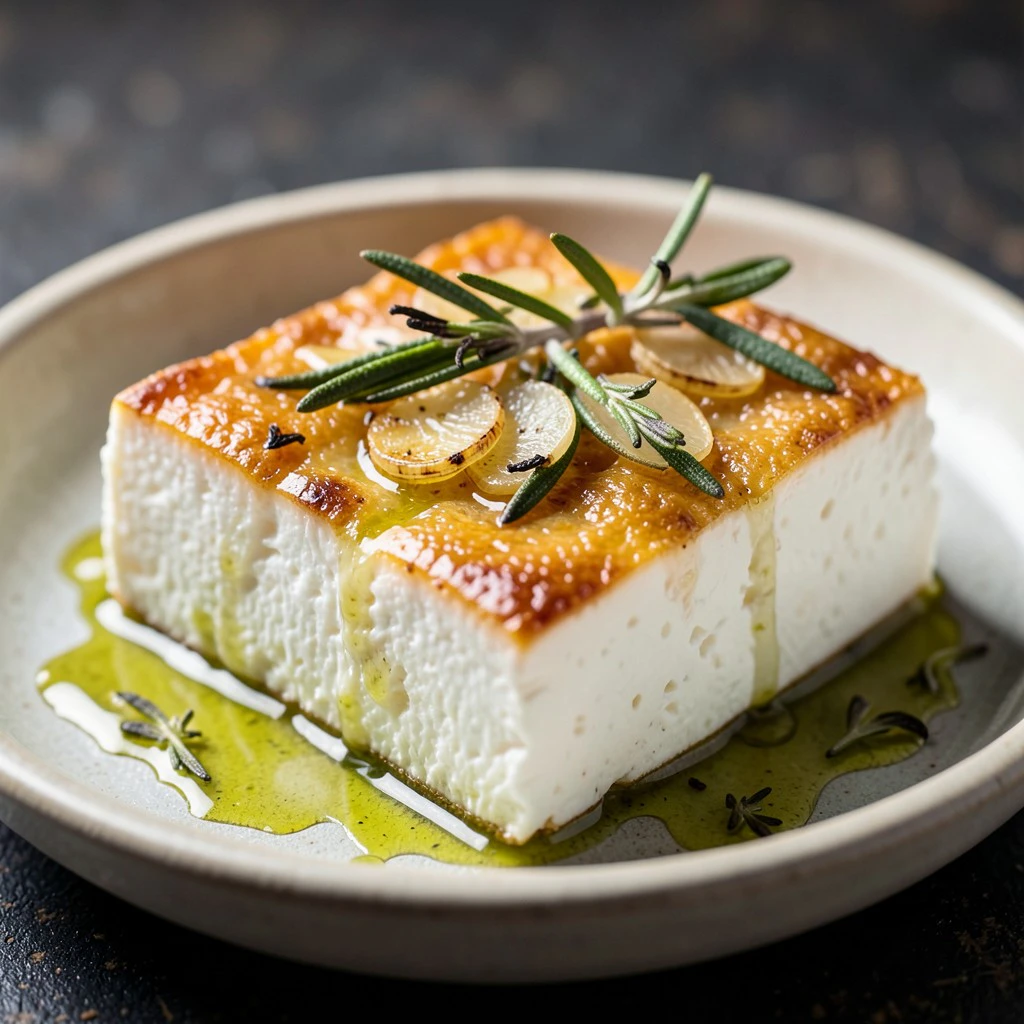 Kräuter-Feta in Olivenöl-Marinade aus dem Airfryer