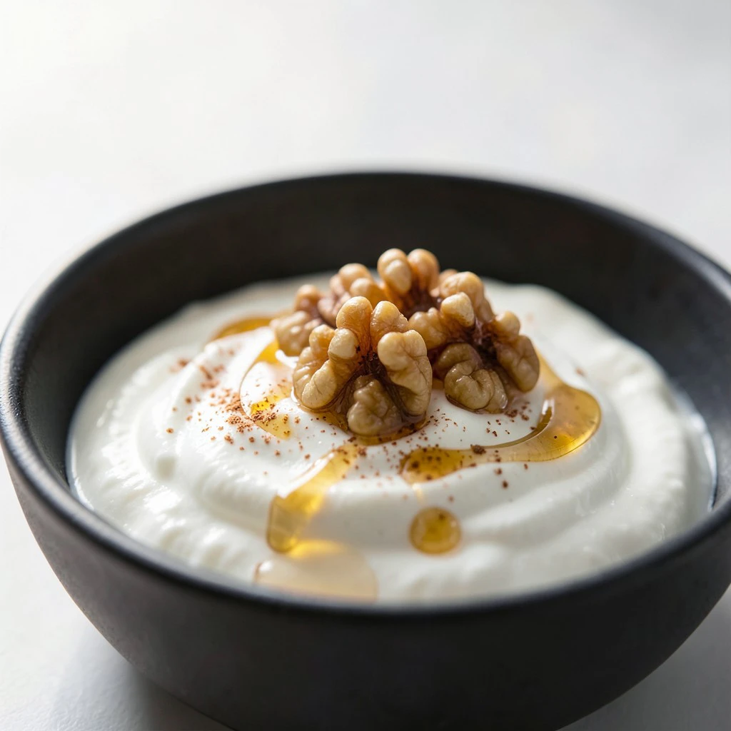 Yogurt Greco Proteico con Miele e Noci Tostate